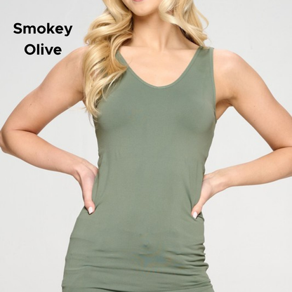 Smoothing Tank "The Stephanie" Reversible Neck (Multiple Colors )