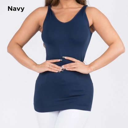 Smoothing Tank "The Stephanie" Reversible Neck (Multiple Colors )