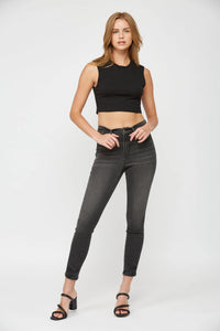 Mica Denim "Stacie" Black Skinny Jeans