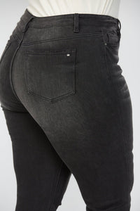 Mica Denim "Stacie" Black Skinny Jeans