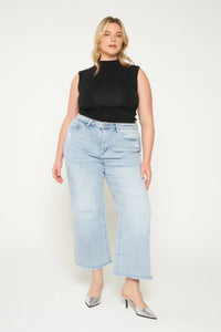 Mica Denim "Precious" Ankle Wide Leg Jeans