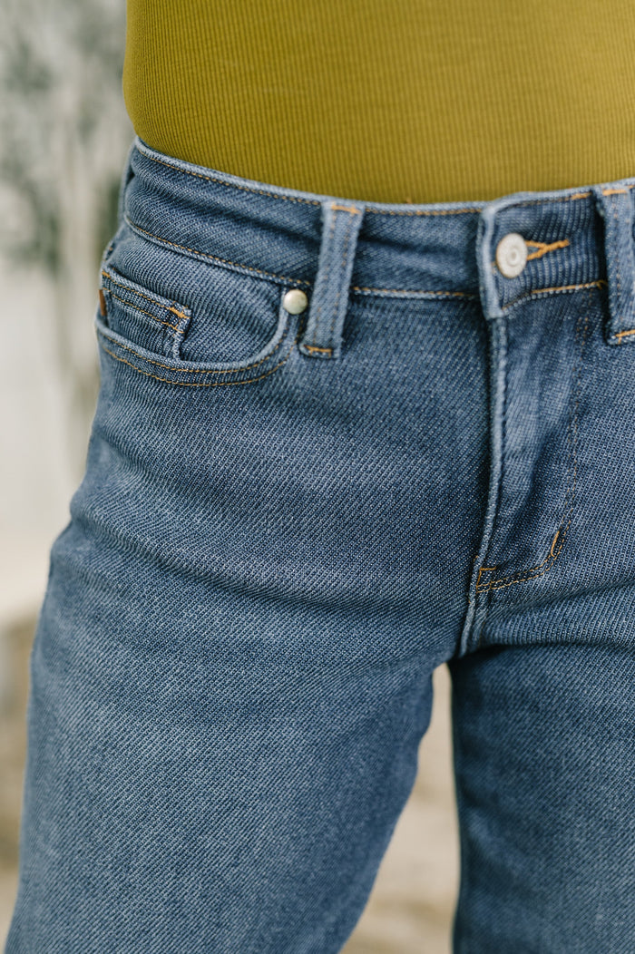 Judy Blue "Lioness" Dark Indigo Boyfriend Jean