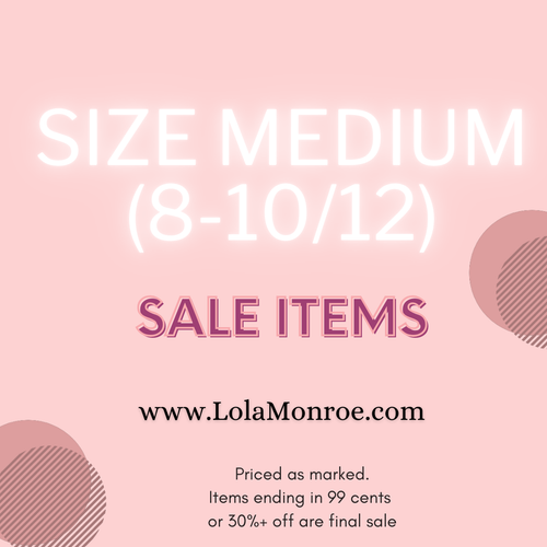 SIZE MEDIUM SALE