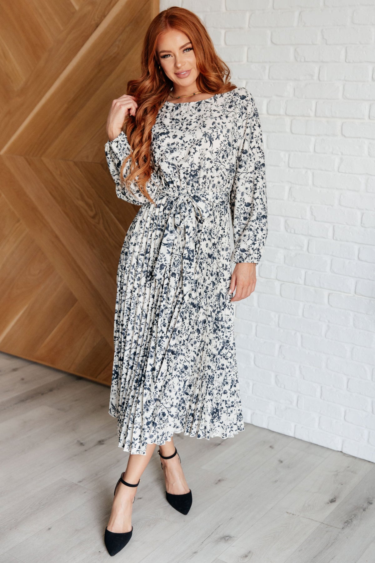 Polagram "Crumpets" Pleated Dress