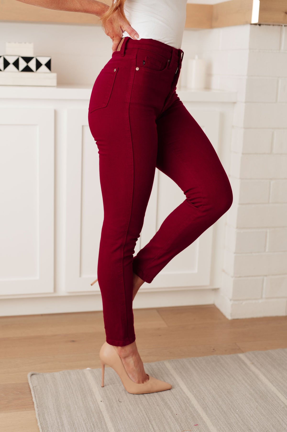 Judy Blue "Scarlett Letter" Tummy Control Skinny Jeans