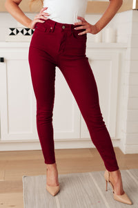 Judy Blue "Scarlett Letter" Tummy Control Skinny Jeans