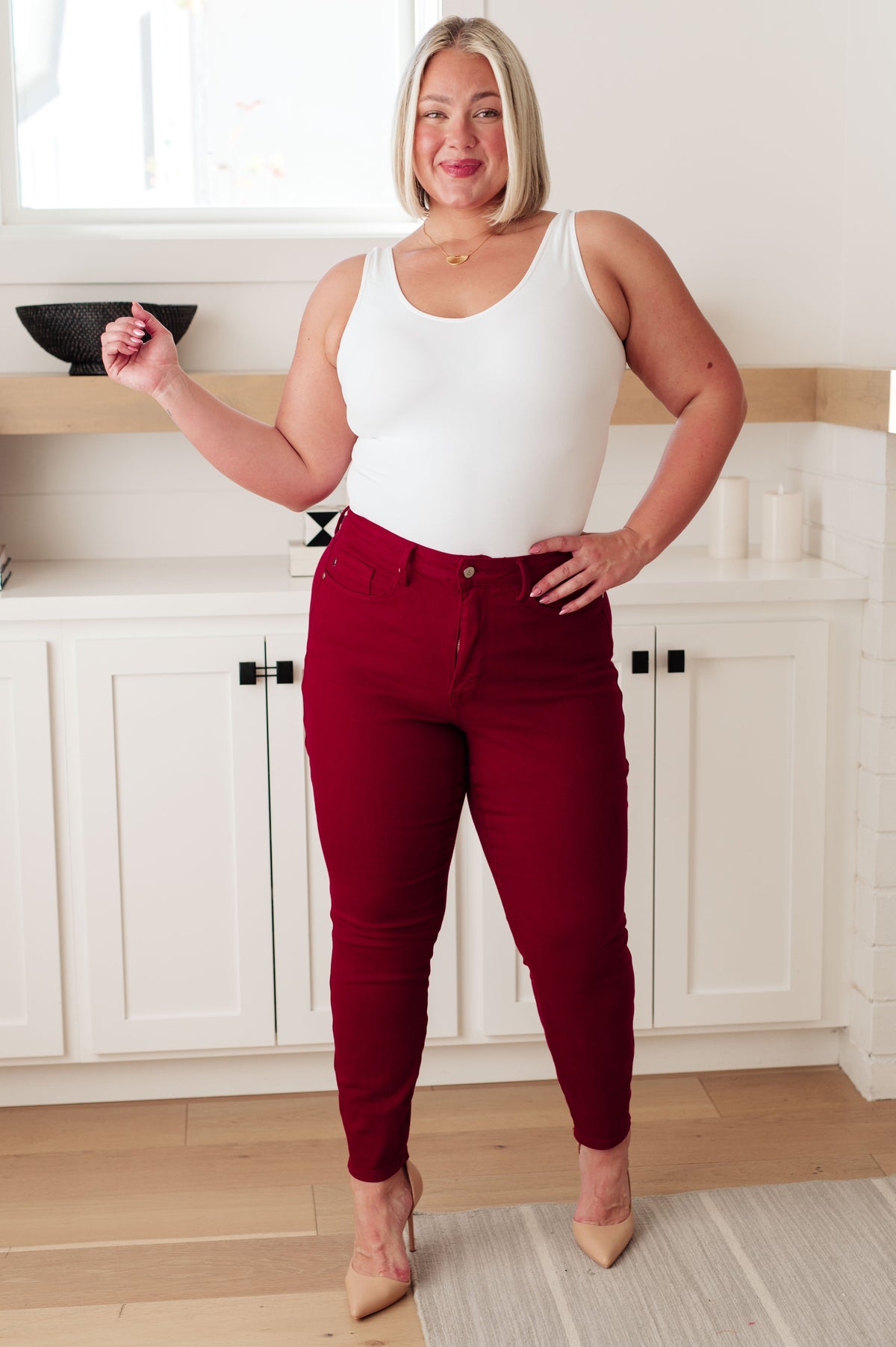 Judy Blue "Scarlett Letter" Tummy Control Skinny Jeans