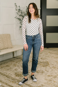 Judy Blue "Billie" Boyfriend Jean in Everyday Indigo