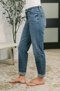 Judy Blue "Billie" Boyfriend Jean in Everyday Indigo
