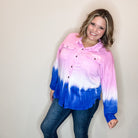 "A Moment" Long Sleeve Tie Dye Button Up-Lola Monroe Boutique