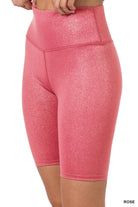 "Add A Little Sparkle" Bike Shorts (Rose)-Lola Monroe Boutique