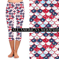 Adult & Kids Americana Capris with Pockets-Lola Monroe Boutique