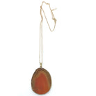 Agate Pendant Necklace-Lola Monroe Boutique