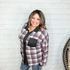 "Aiden" Long Sleeve Plaid Button Up Flannel-Lola Monroe Boutique