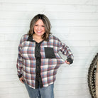 "Aiden" Long Sleeve Plaid Button Up Flannel-Lola Monroe Boutique