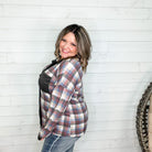 "Aiden" Long Sleeve Plaid Button Up Flannel-Lola Monroe Boutique