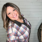 "Aiden" Long Sleeve Plaid Button Up Flannel-Lola Monroe Boutique