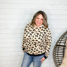 Animal Print Hoodie with Sherpa Linded Hood-Lola Monroe Boutique