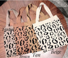 Animal Print Knit Totes (Multiple Colors)-Lola Monroe Boutique