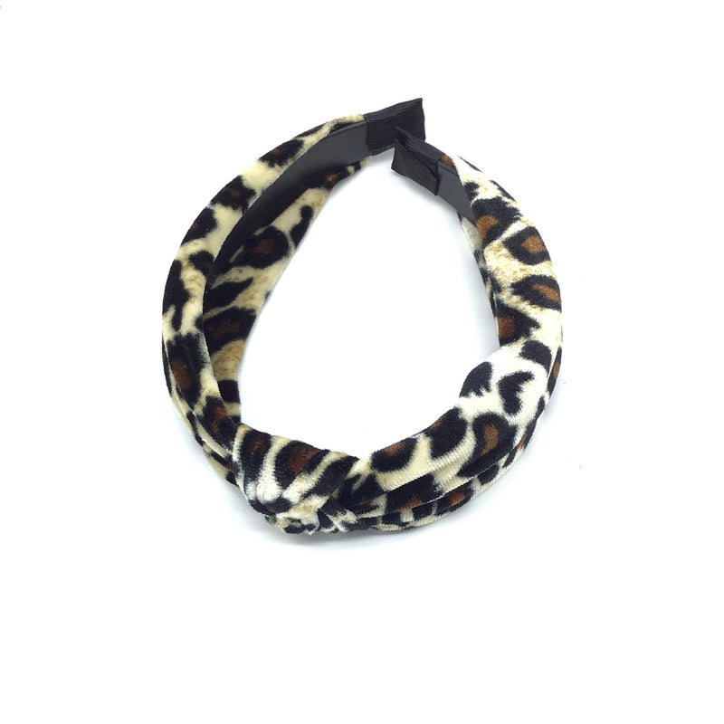 Animal Print Knot Design Headband-Lola Monroe Boutique