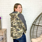 "Are you There" Camo Hoodie with Sweater Sleeves-Lola Monroe Boutique