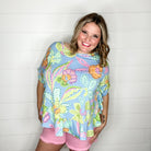 "Art Walk" Poncho Style Top-Lola Monroe Boutique