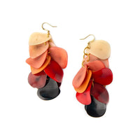 "Bailey" Earrings "Organic Tagua Jewlery" (Multiple Colors)-Lola Monroe Boutique