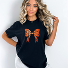 Basketball bow-Lola Monroe Boutique