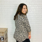 "Bethany" Animal Print 3/4 Sleeve-Lola Monroe Boutique