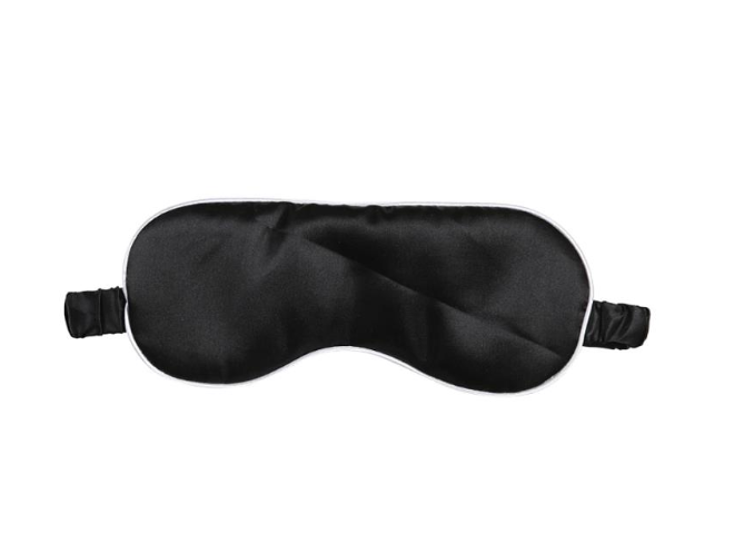 Black Satin Sleep Mask-Lola Monroe Boutique