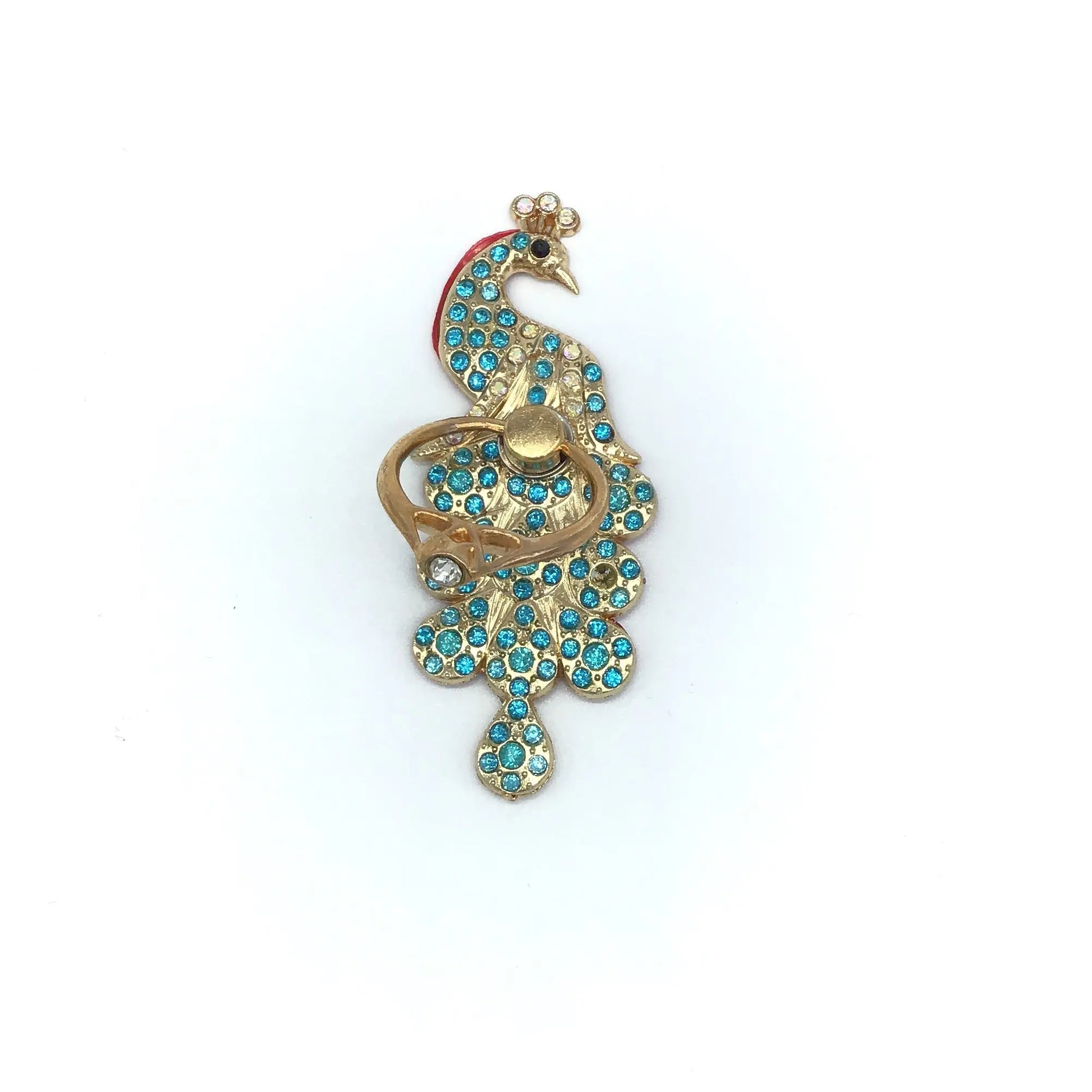 Bling Phone Grip Large Peacock