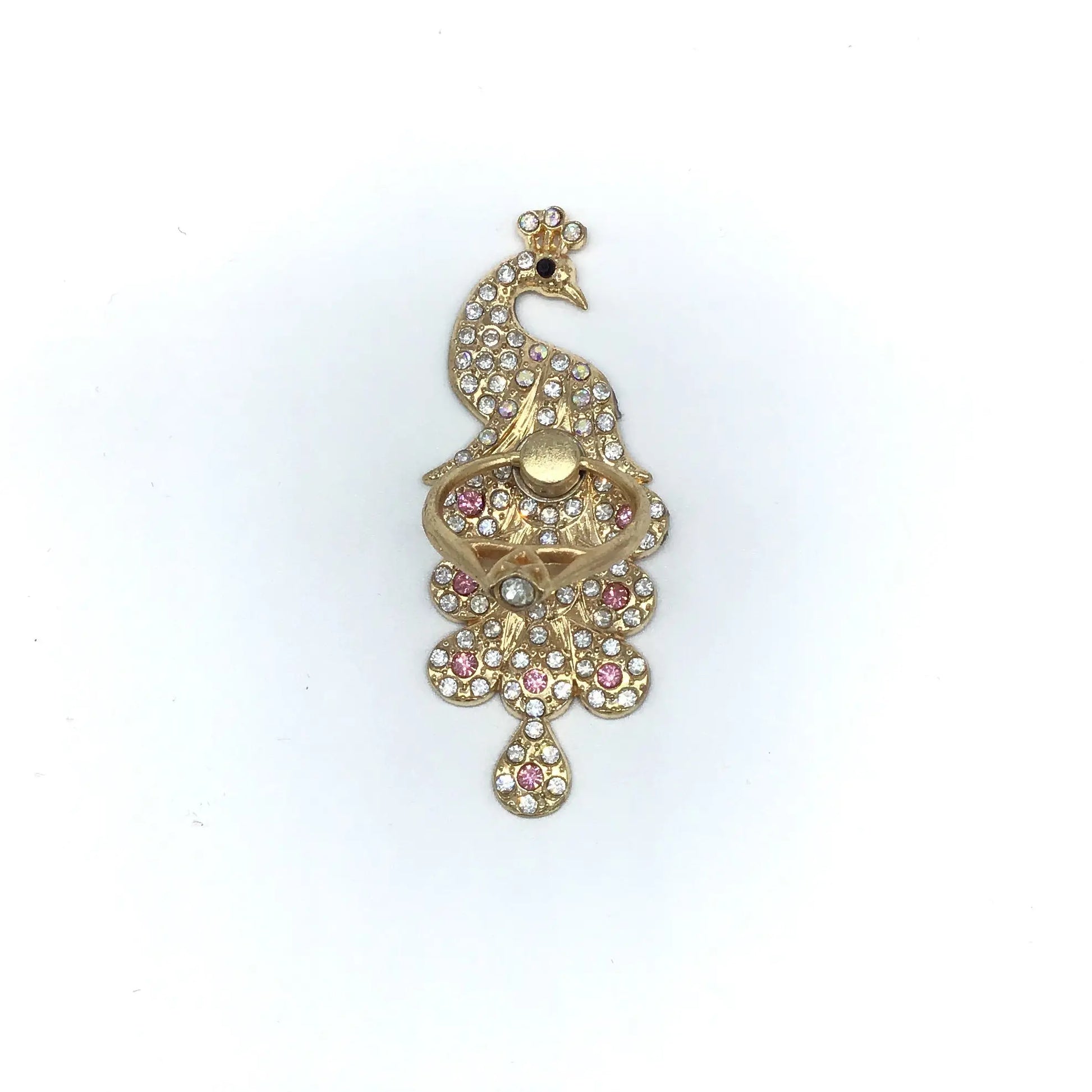 Bling Phone Grip Large Peacock