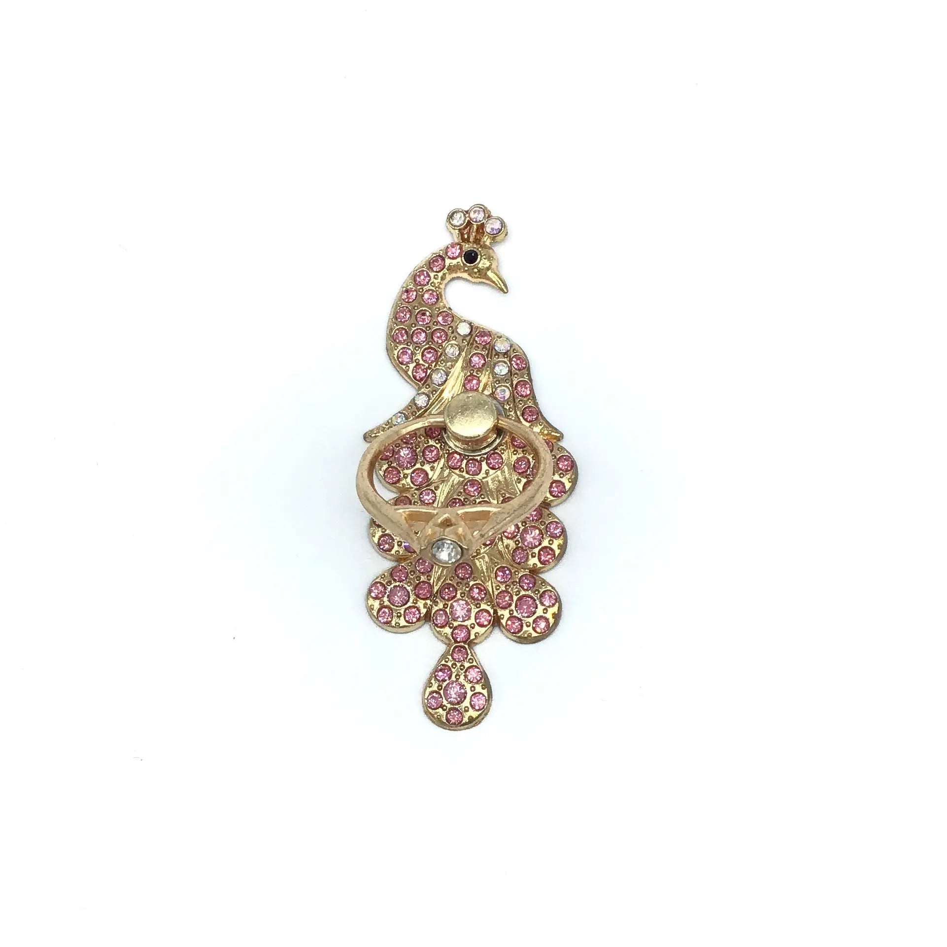 Bling Phone Grip Large Peacock
