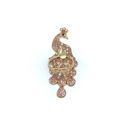 Bling Phone Grip Large Peacock