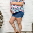 Bloom by Judy Blue "Prego My Eggo" Maternity Shorts-Lola Monroe Boutique