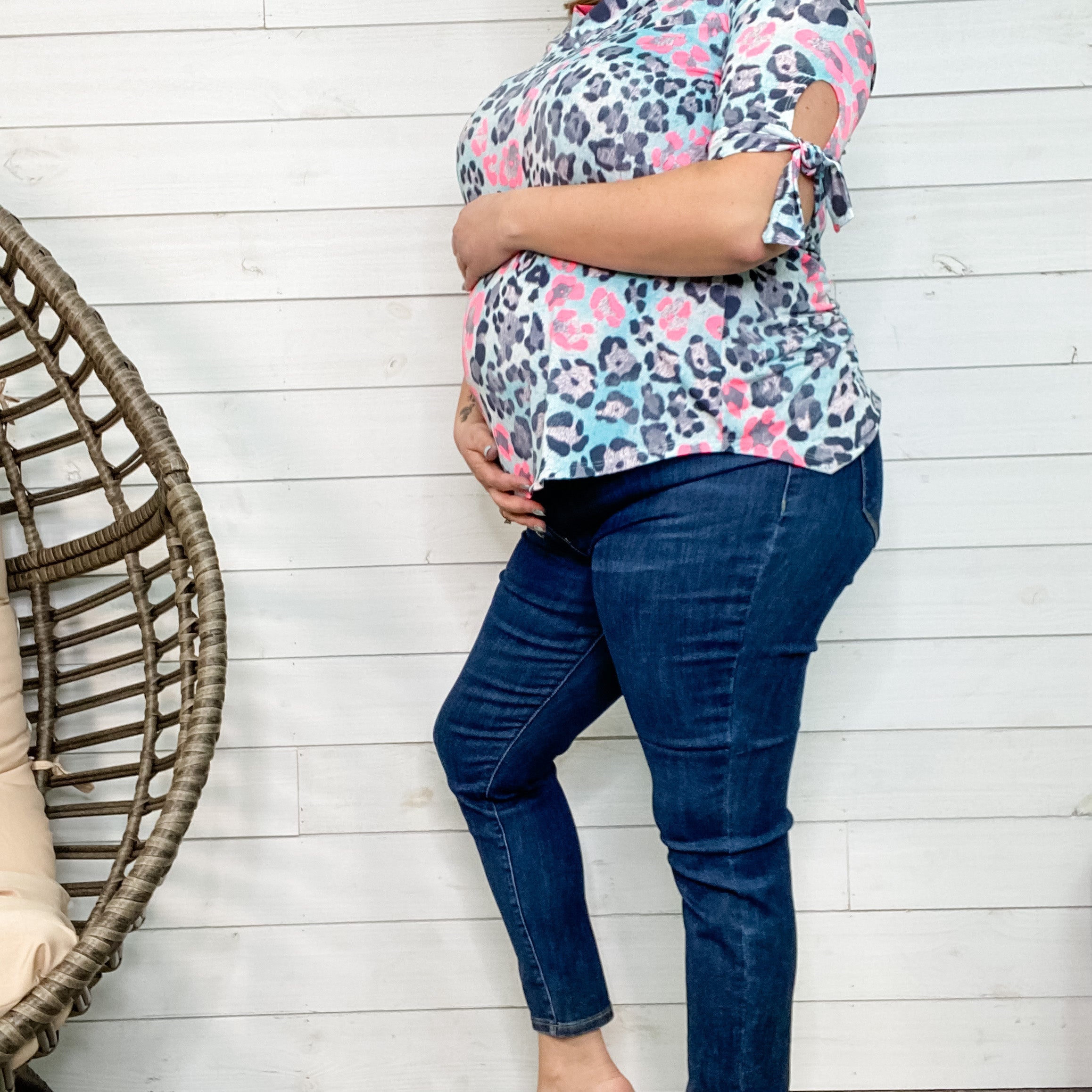 Bloom by Judy Blue "Watch Me Walk Away" Maternity Slim Fit Jeans-Lola Monroe Boutique