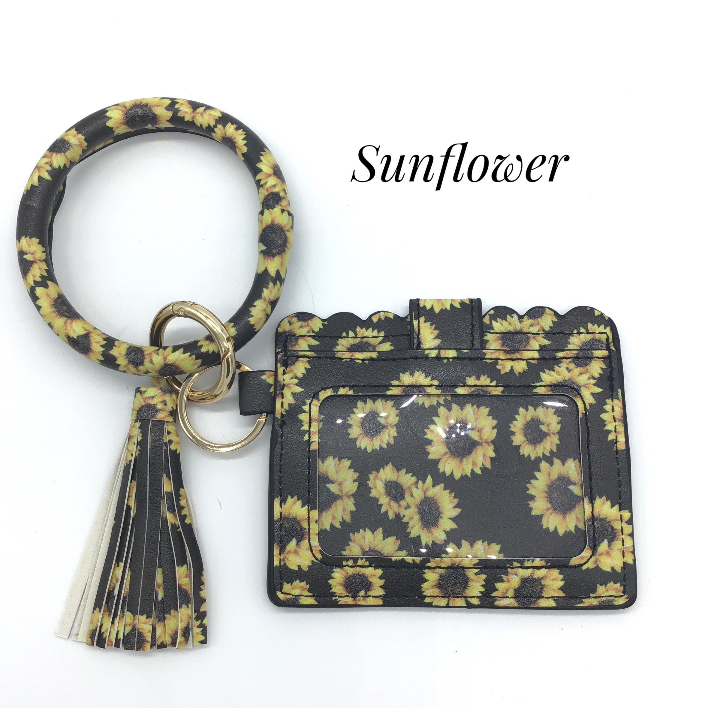 Bracelet Key Chain Wristlet with Card Holder (Multiple Options)-Lola Monroe Boutique