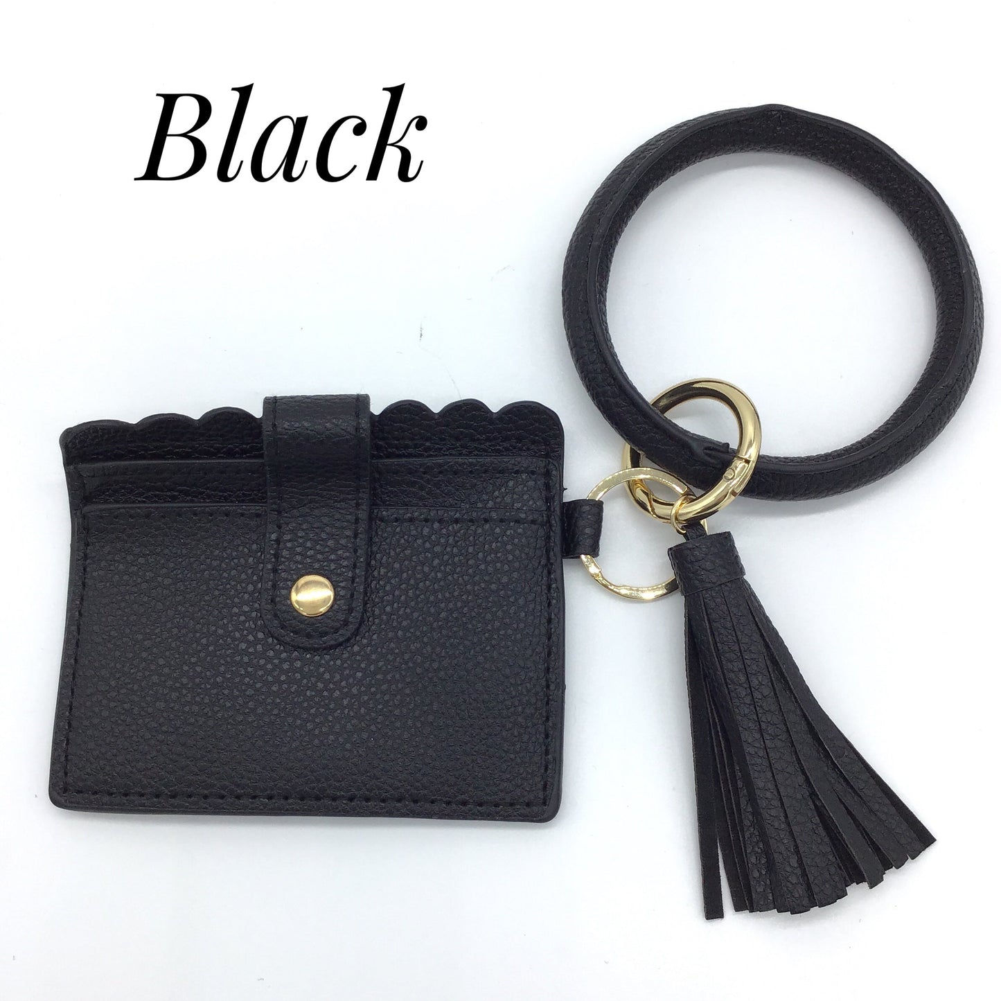 Bracelet Key Chain Wristlet with Card Holder (Multiple Options)