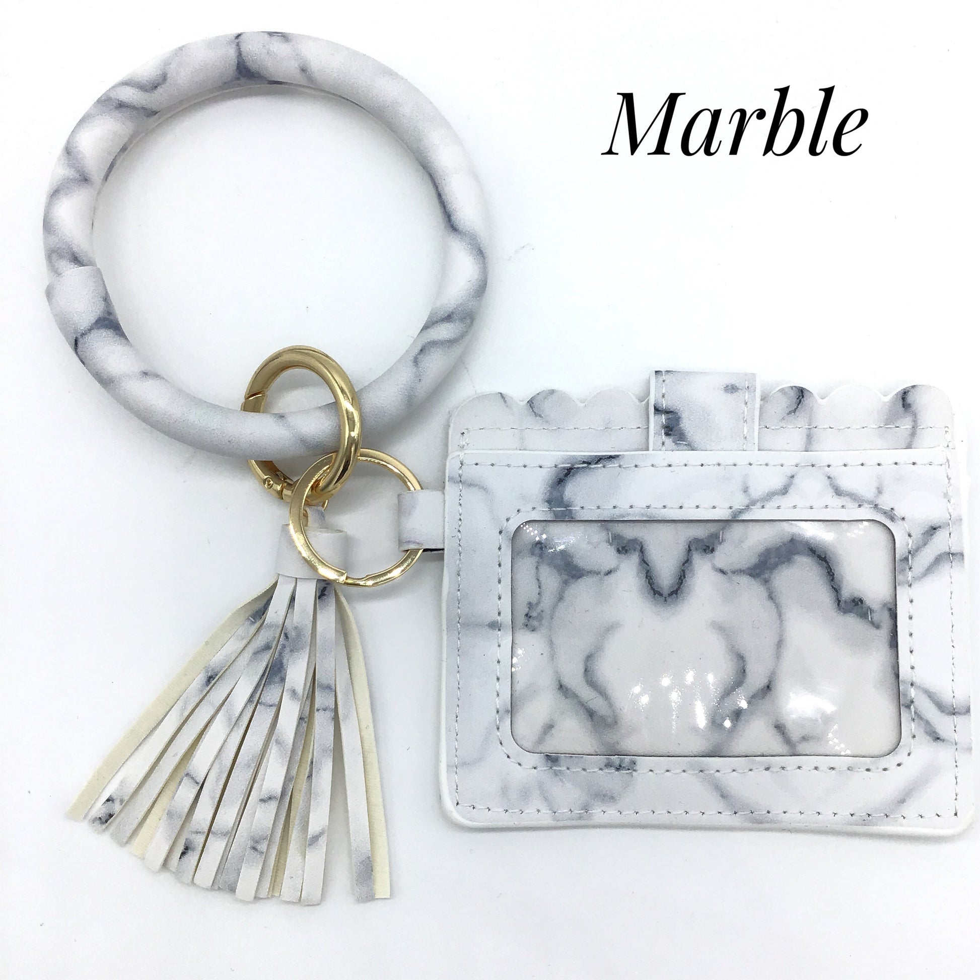 Bracelet Key Chain Wristlet with Card Holder (Multiple Options)