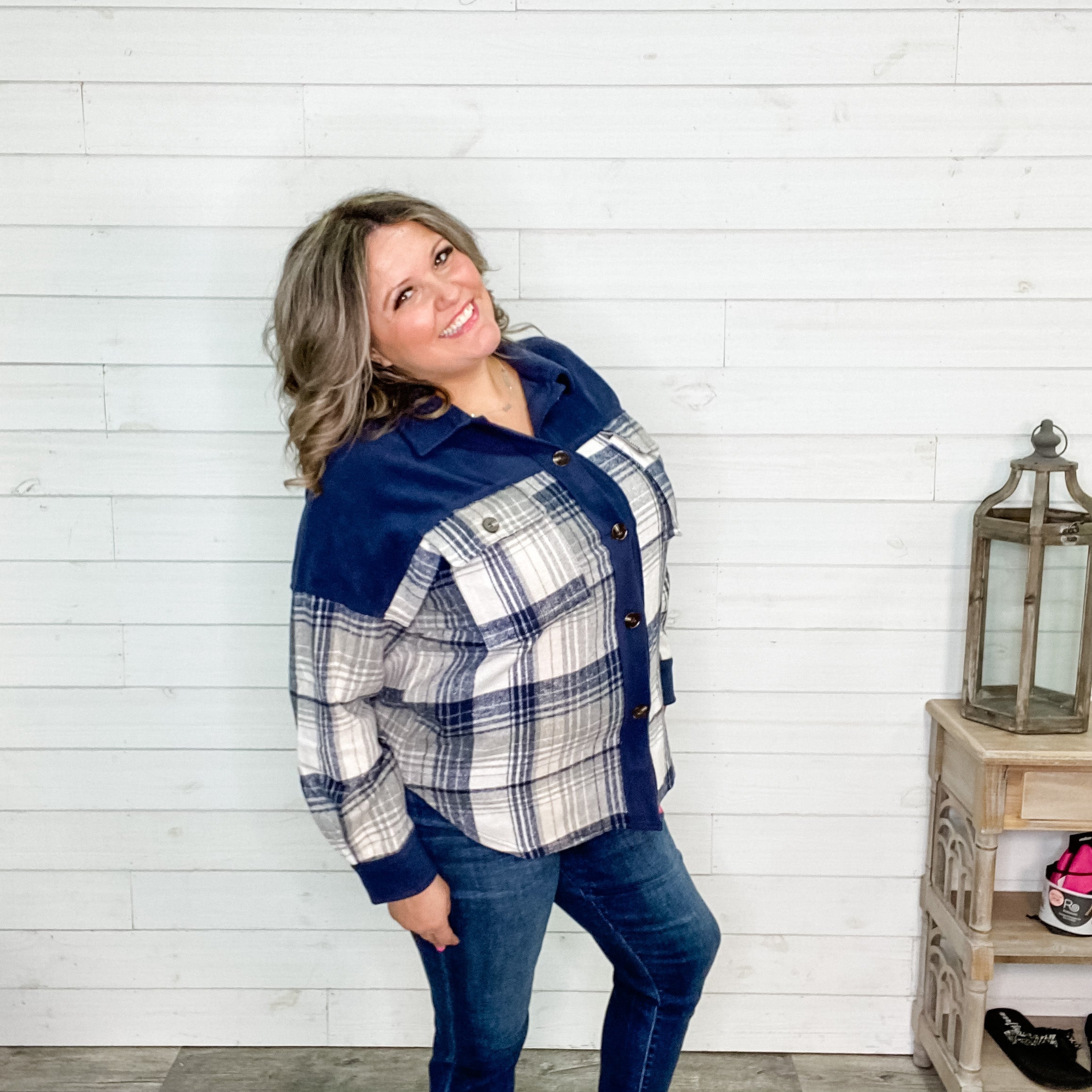 "Brando" Oversized Flannel Jacket-Lola Monroe Boutique