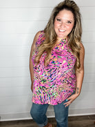 "Brinley" Sleeveless Lizzy-Lola Monroe Boutique