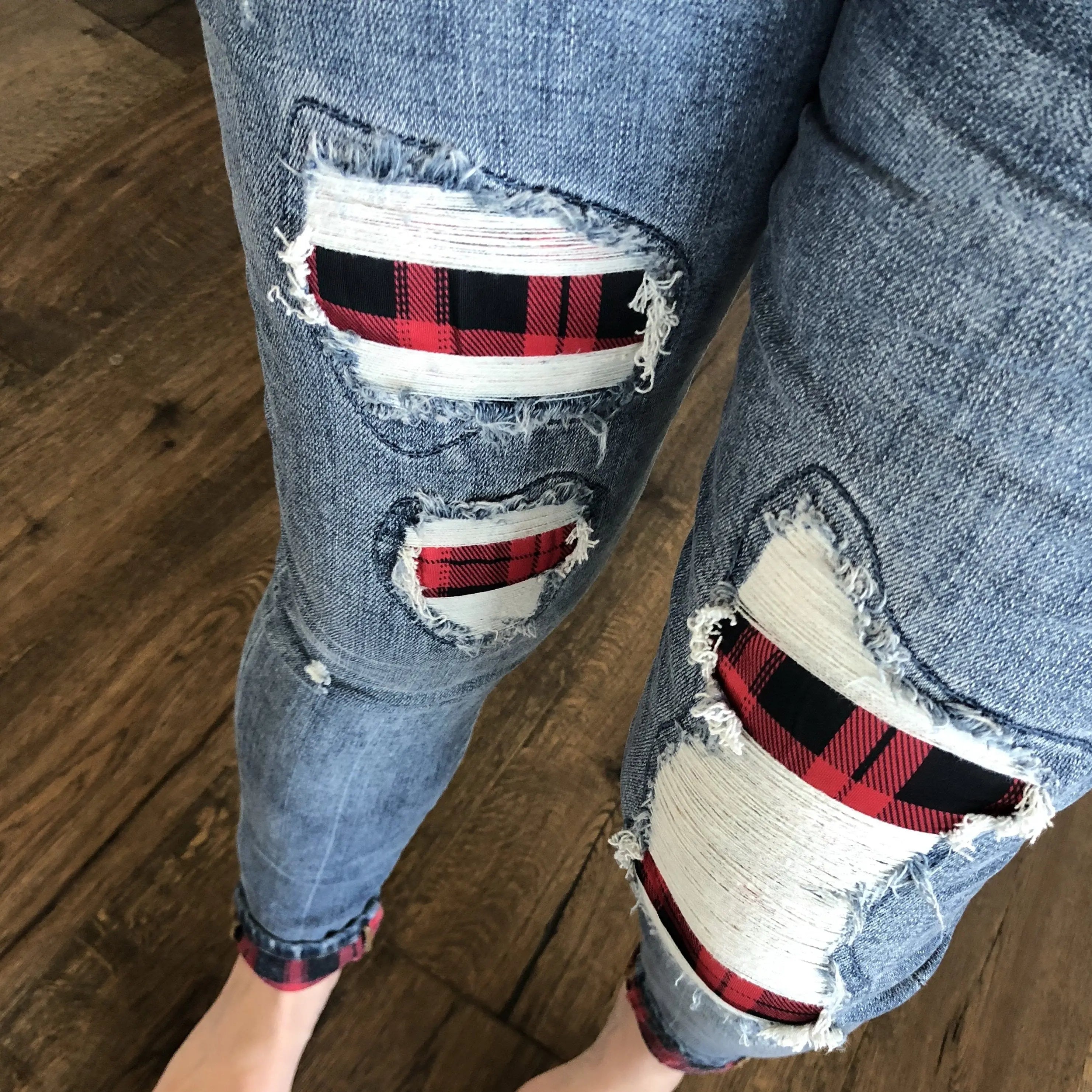 Buffalo fashion plaid judy blue jeans