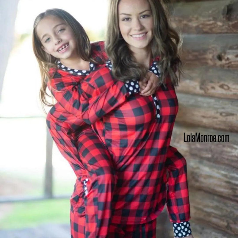 Buffalo Plaid Mommy & Me Jammies