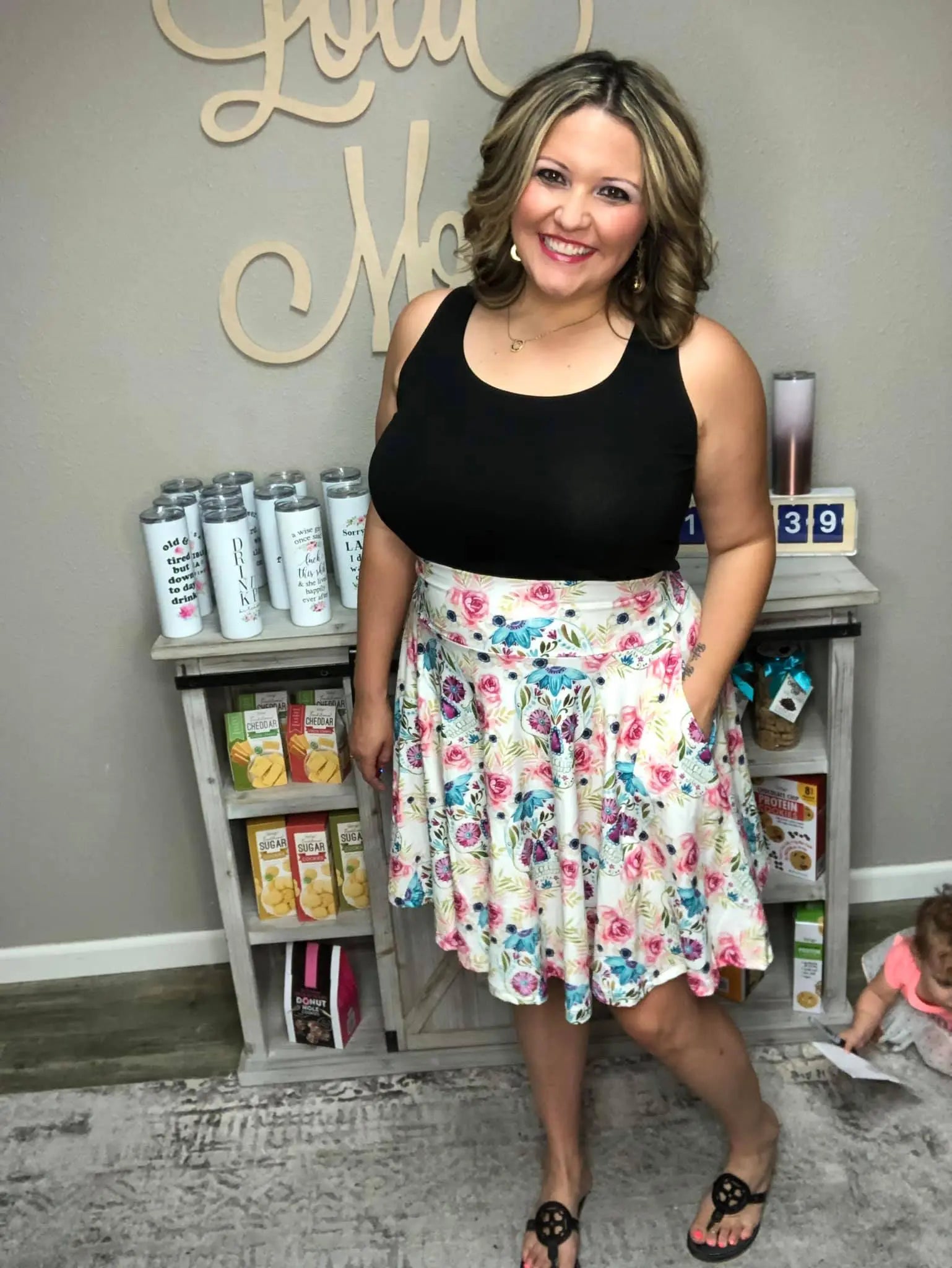 Butter Leggings Fit and Flare Skirt with POCKETS!