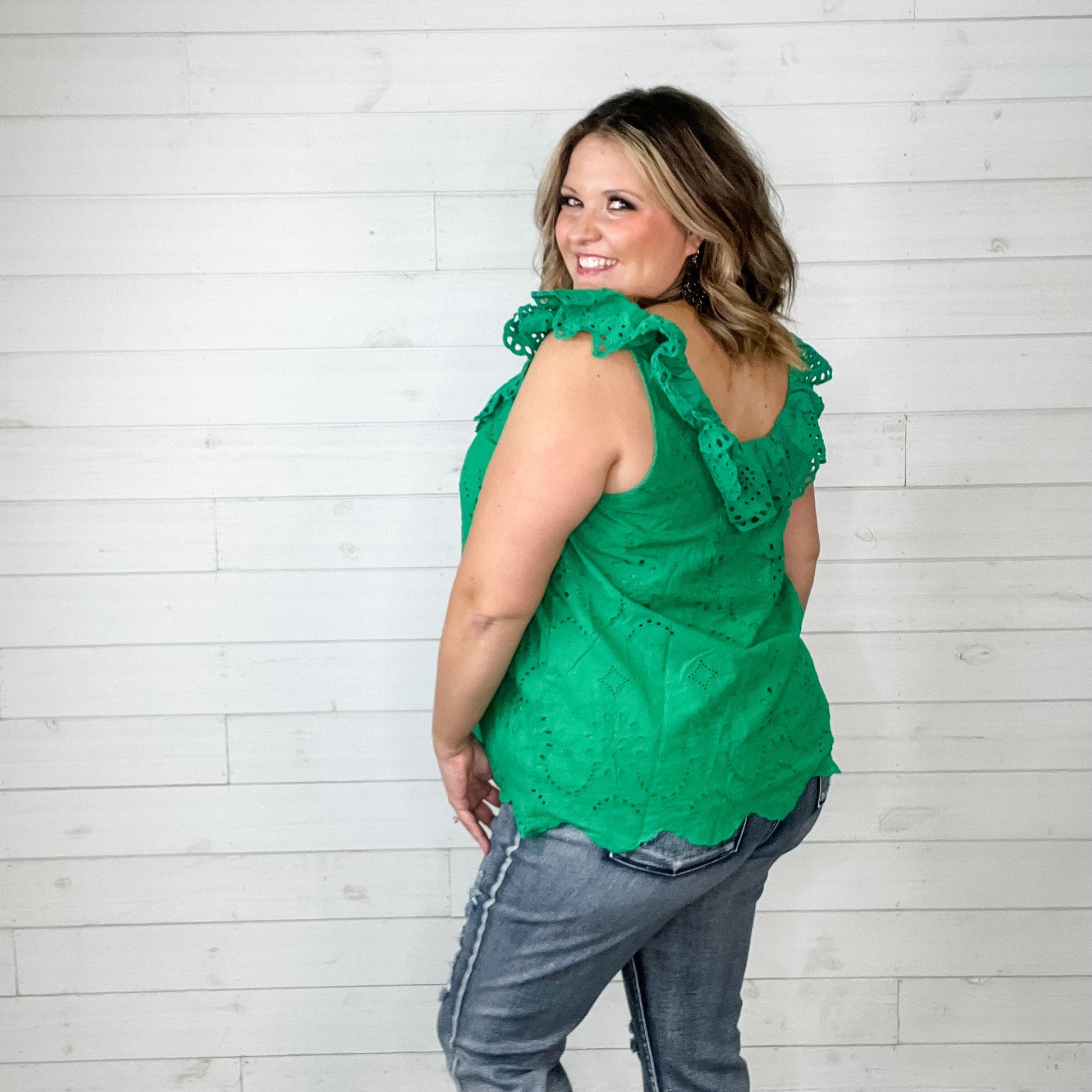 "Cabo" Ruffle Cap Tank