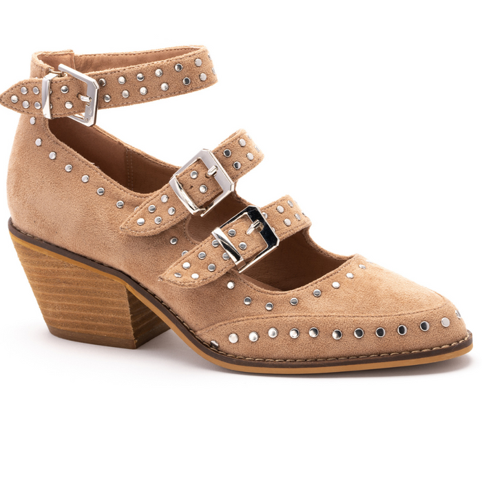 "Cackle" By Corkys Faux Suede (Sand)-Lola Monroe Boutique