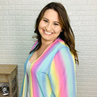 "Candy Crush" Sheer Lightweight Kimono-Lola Monroe Boutique