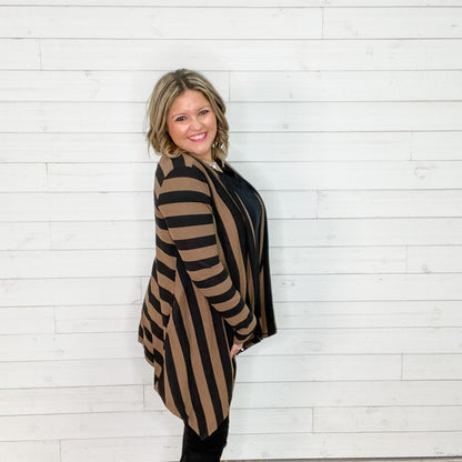 "Cassanova" Striped Cardigan
