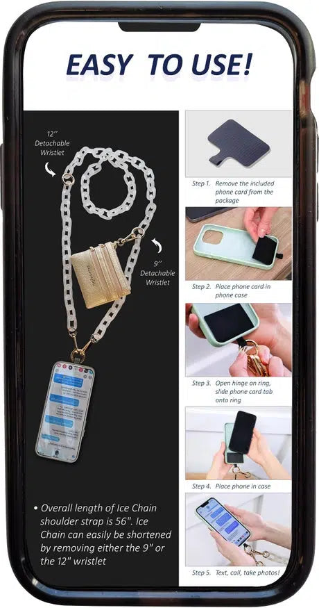 Clip & Go Phone Chain (Multiple Options)-Lola Monroe Boutique