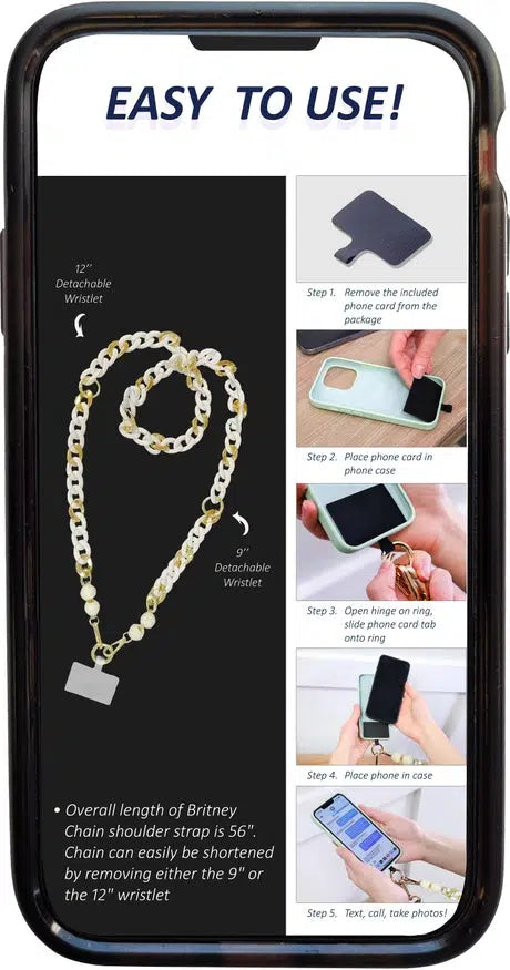 Clip & Go Phone Chain (Multiple Options)-Lola Monroe Boutique